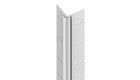 Ives Aluminum Geared Full Mortise Continuous Hinge - Narrow Frame Leaf, Narrow Door Leaf